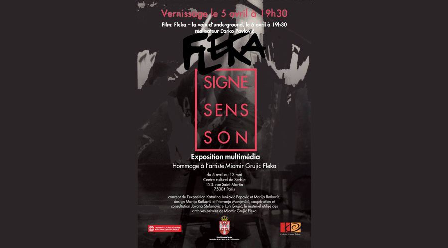 Du 5 avril au 13 mai 2019 - Exposition multimédia : FLEKA - SIGNE SENS SON