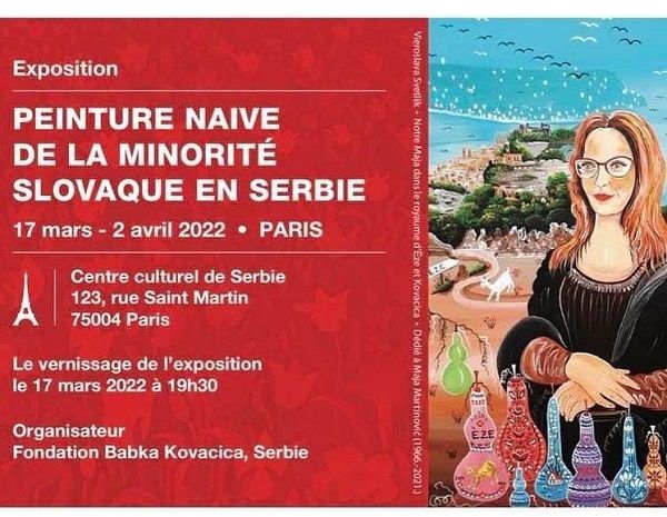 Exposition « Peinture naïve de la minorité slovaque de Serbie » du 17 mars au 2 avril 2022